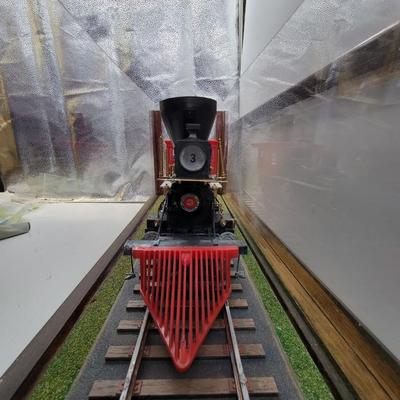 WOODEN FRAME & PLEXIGLASS MODEL ENGINE DISPLAY