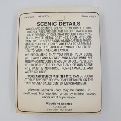 NEW WOODLAND SCENICS WHITE METAL CASTING - BULLDOZER