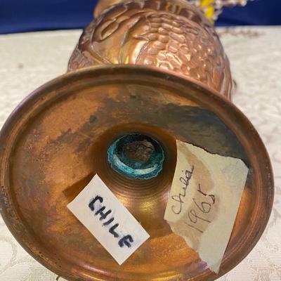 Copper/brace Pitcher made in Chile