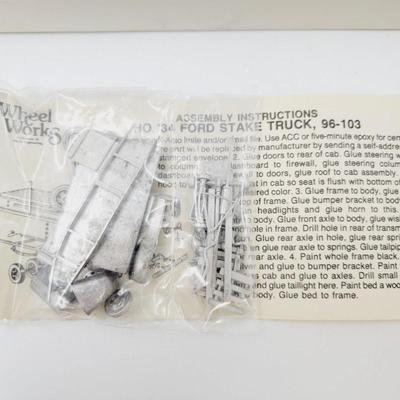 VINTAGE WHEEL WORKS HO SCALE 34 FORD STAKE TRUCK