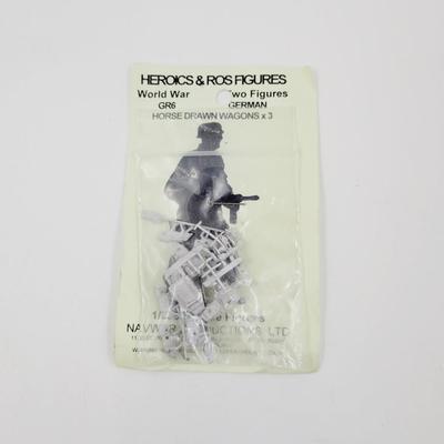 VINTAGE HEROICS & ROS FIGURINES HORSE DRAWN WAGONS MINIATURES