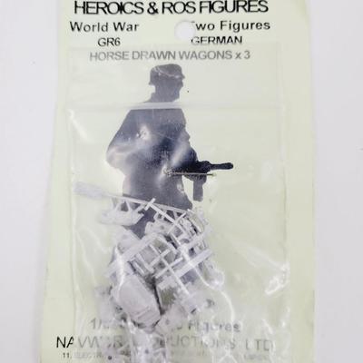 VINTAGE HEROICS & ROS FIGURINES HORSE DRAWN WAGONS MINIATURES