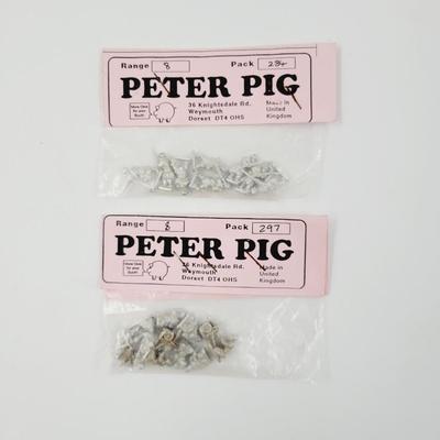 VINTAGE PETER PIG WORLD WAR MINIATURE FIGURINE SET #2