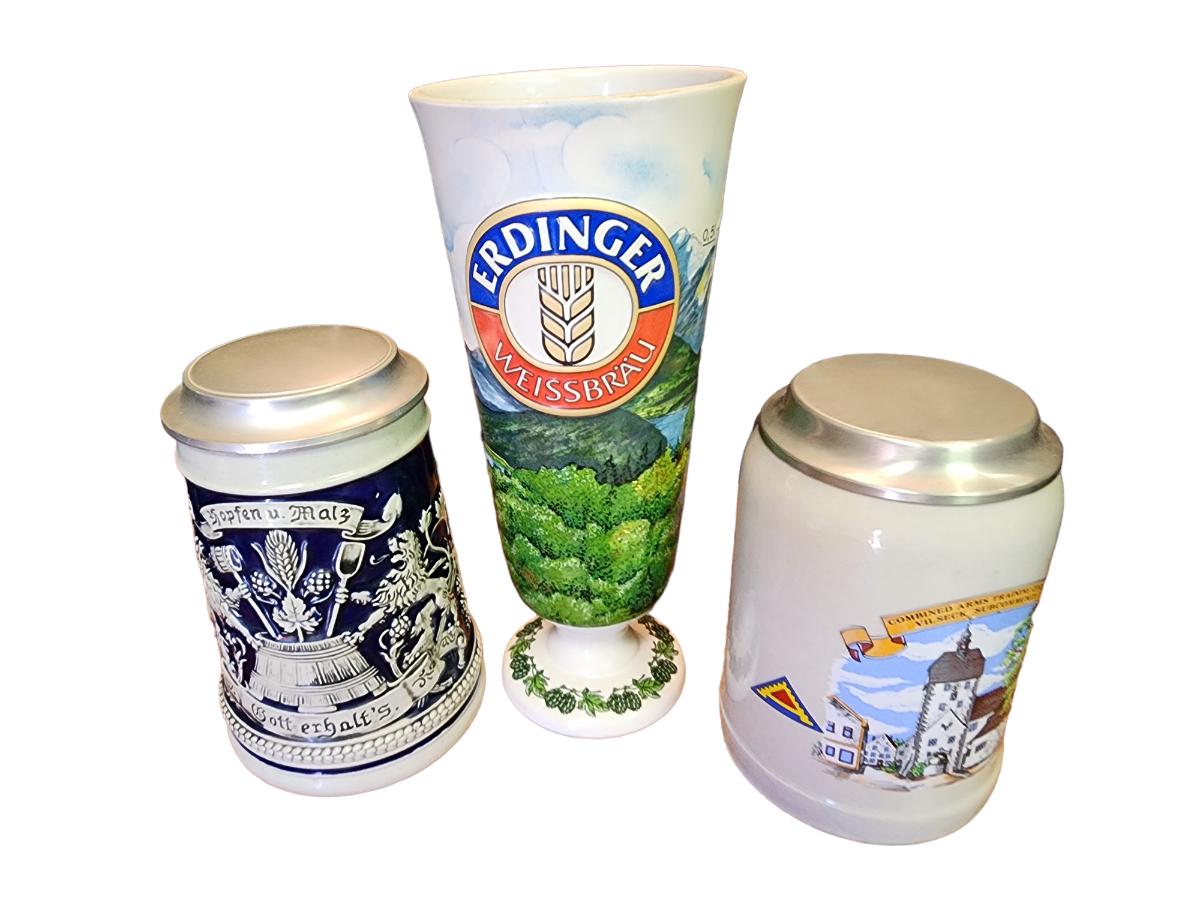 3 Different German Mugs