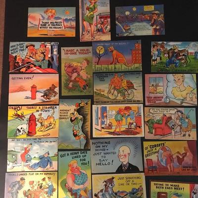 VINTAGE POSTCARD GROUP