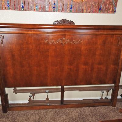 Gorgeous cherry wood king bedroom set