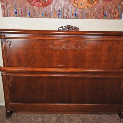 Gorgeous cherry wood king bedroom set