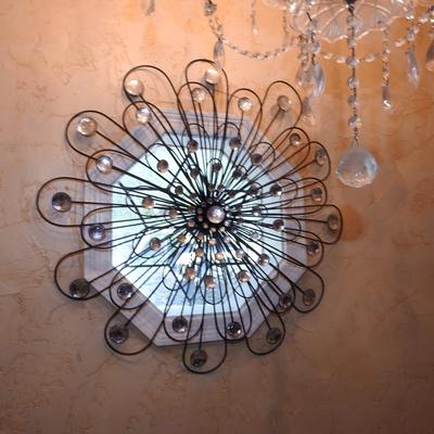 Bedazzled wall hanging
