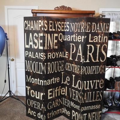 Large Paris screen