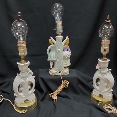 Victorian Lamps - 3 pieces