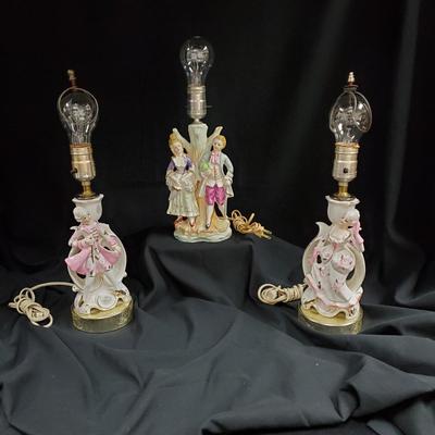 Victorian Lamps - 3 pieces