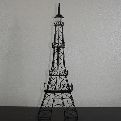 Large metal Eiffel Tower replica