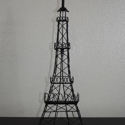 Large metal Eiffel Tower replica
