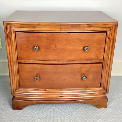 8098 Abbyson Two Drawer Night Stand