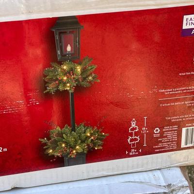 HOME ACCENTS HOLIDAY ~ 4FT LED Potted Pre-Lit Lantern Tree ~ NIB
