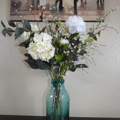 Vase floral glass
