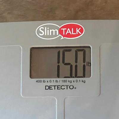 DETECTO ~ Slim Talk ~ Talking Bathroom Scale