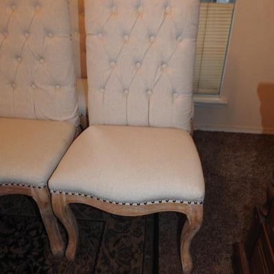 Noble house  hardwood dining chairs