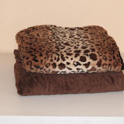 Animal print blanket