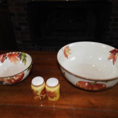 Fall decor dishes
