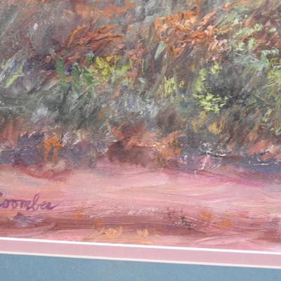 Old log cabin original art