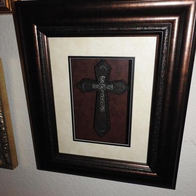 Framed art cross