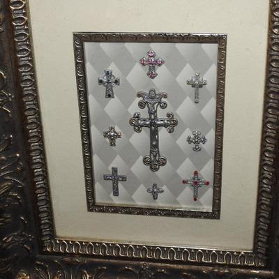 Framed art cross