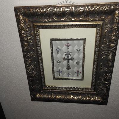 Framed art cross
