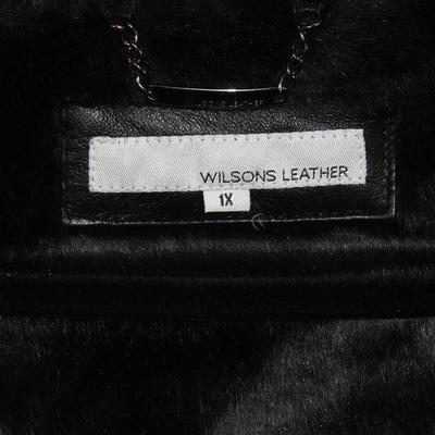 Women's leather coat
