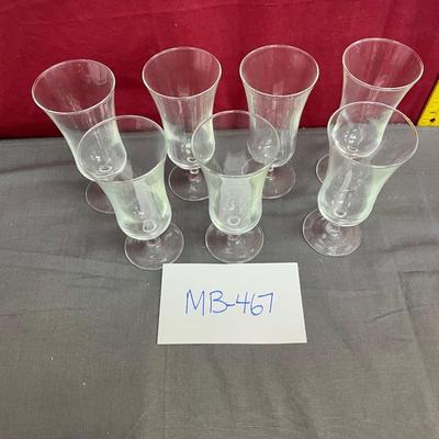 Fluted glasses