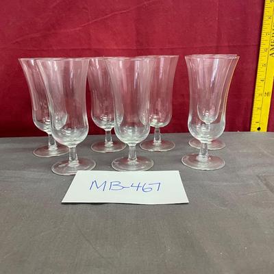 Fluted glasses
