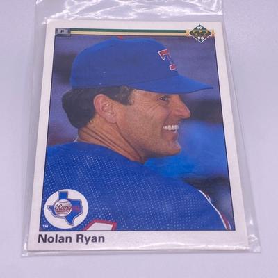 Barry Bonds and Nolan Ryan Baseball Trading Cards