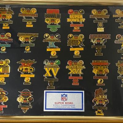 Official NFL Super Bowl Pin Collection