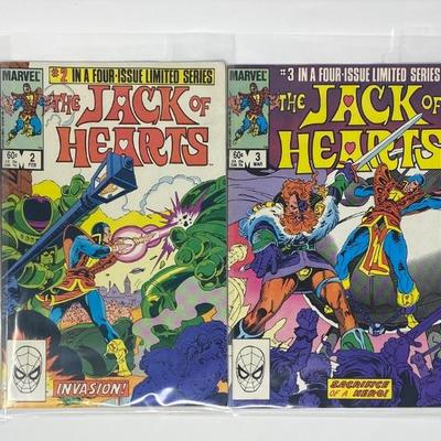 Full Set of Marvel Limited Edition Jack of Hearts Series Comics