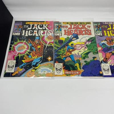 Full Set of Marvel Limited Edition Jack of Hearts Series Comics