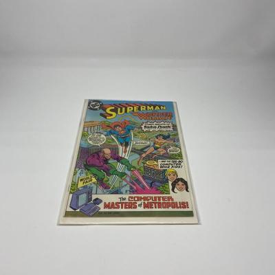 Vintage DC Superman and Wonder Woman Comic