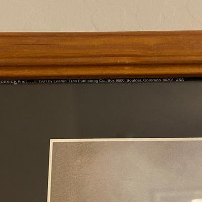 T. Cross Framed Art Print