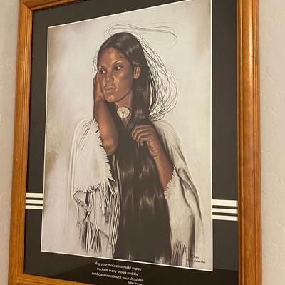 T. Cross Framed Art Print