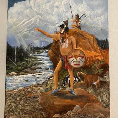 Original Peter Galindo "Buffalo Visions"