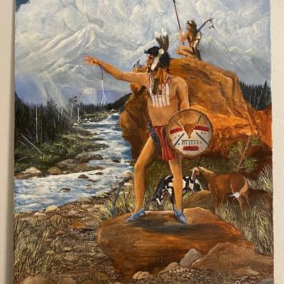 Original Peter Galindo "Buffalo Visions"
