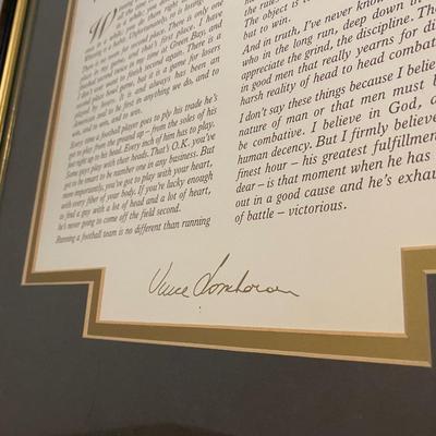 "What It Takes To Be Number One" by Vince Lombardi