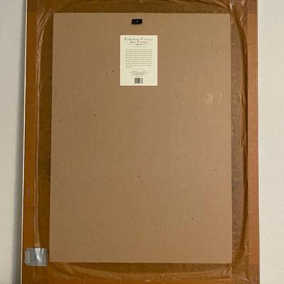 Framed "Florio S.O.M" European Vintage Art Poster
