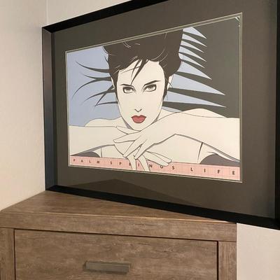 1984 Framed "Palm Springs Life" by Patrick Nagel