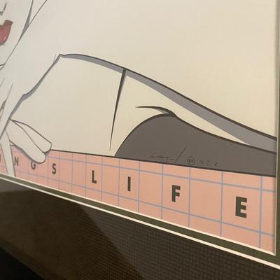1984 Framed "Palm Springs Life" by Patrick Nagel