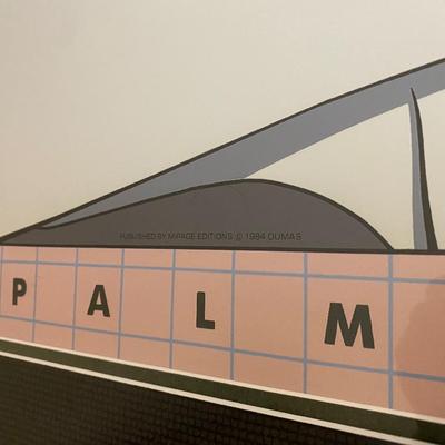 1984 Framed "Palm Springs Life" by Patrick Nagel