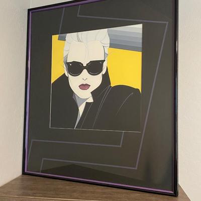 1980's Framed Patrick Nagel Art