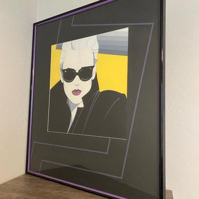 1980's Framed Patrick Nagel Art