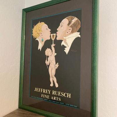 Framed "Jeffrey Ruesch" Fine Arts
