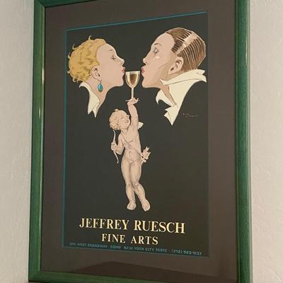 Framed "Jeffrey Ruesch" Fine Arts