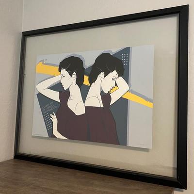 1981 Framed "Yochum Kay" by Patrick Nagel
